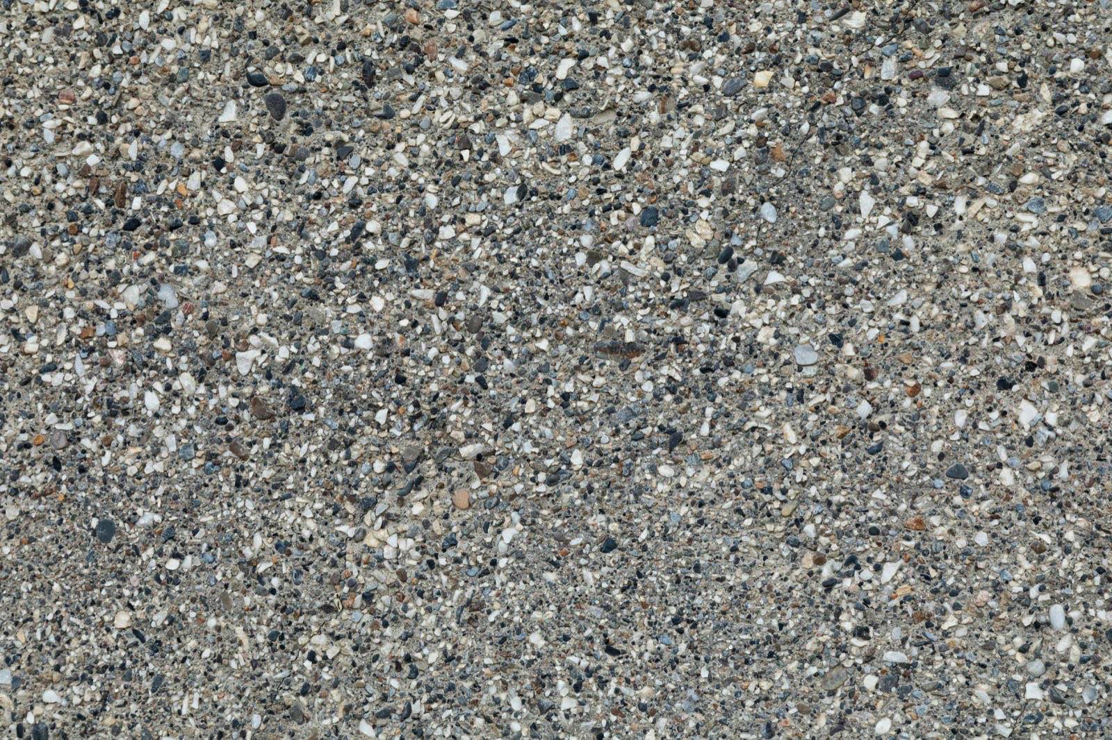 Exposed aggregate driveway finish sample